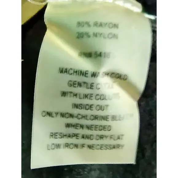 Calvin Klein Black Long Sleeve Turtleneck Sweater, Size‎ S - Picture 4 of 5